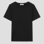 8 seconds Basic Round Neck Short Sleeve T-Shirt — Black