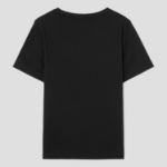 8 seconds Basic Round Neck Short Sleeve T-Shirt — Black