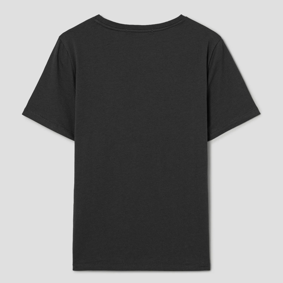 8 seconds Basic Round Neck Short Sleeve T-Shirt — Ash