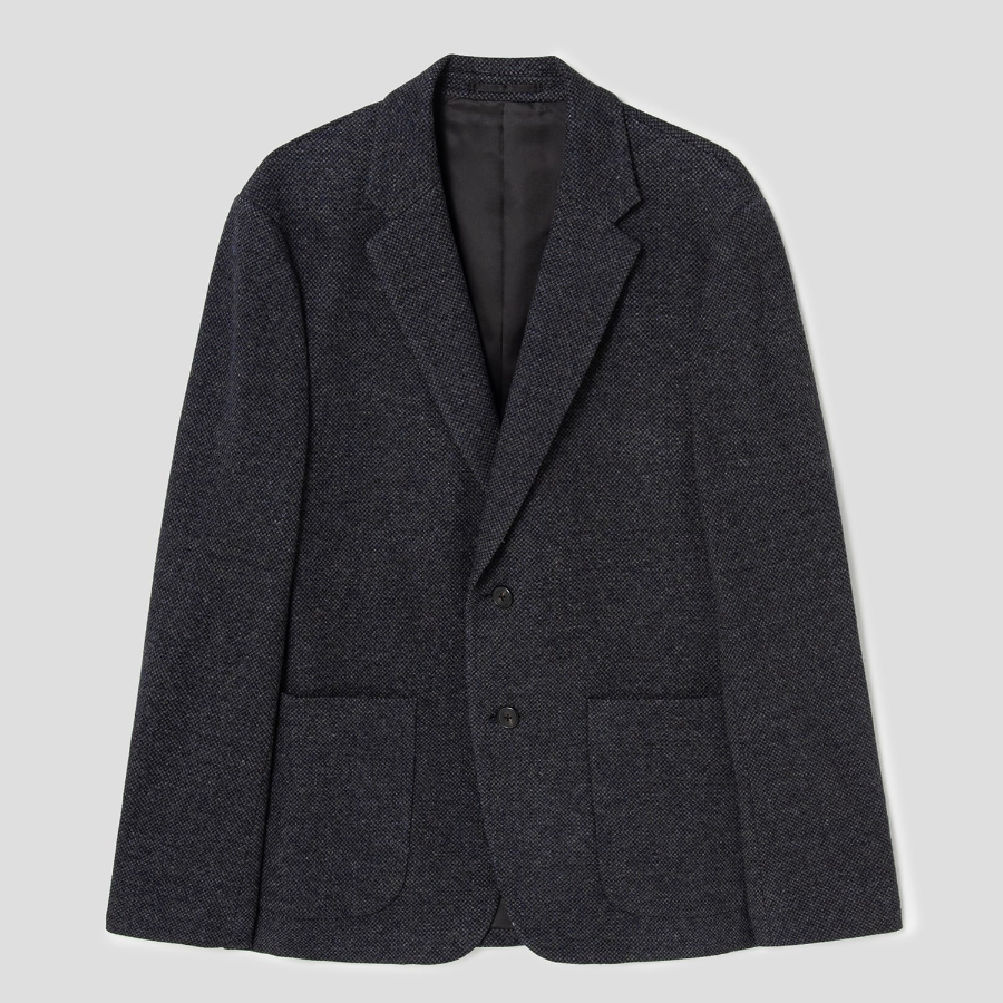 Theory Men City Birdseye Clinton Jacket - Eclipse Multi