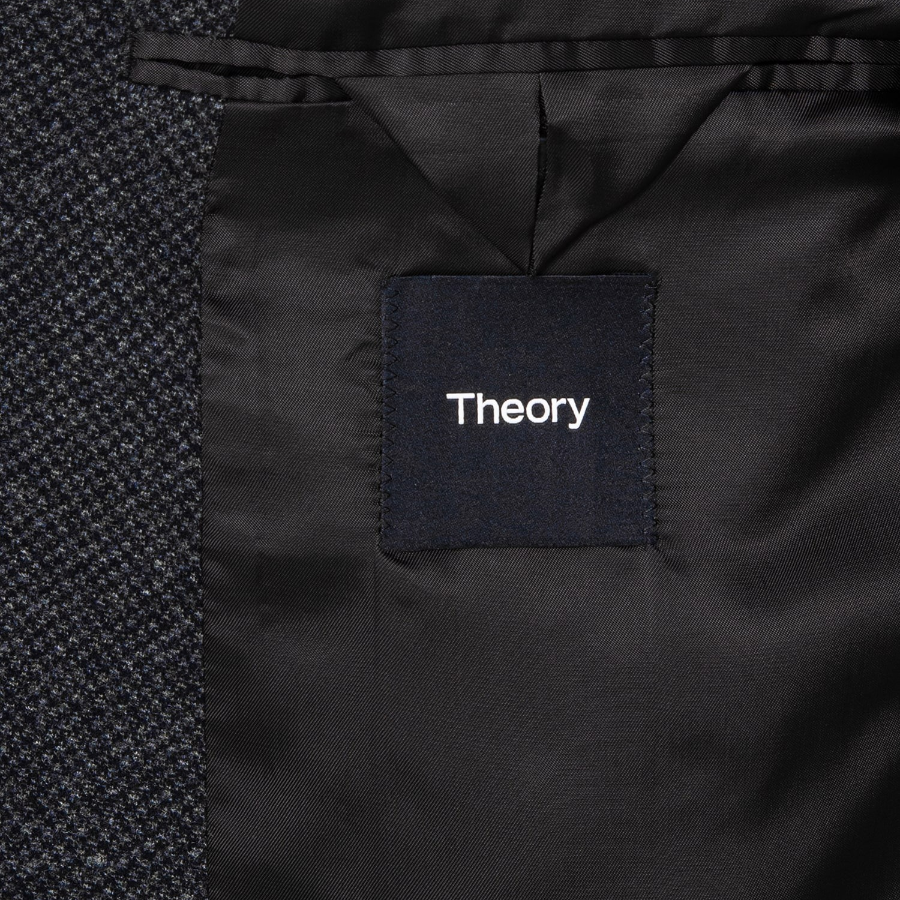 Theory Men City Birdseye Clinton Jacket - Eclipse Multi
