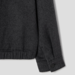 Theory Men New Divide Stand Collar Jacket - Dark Charcoal Melange