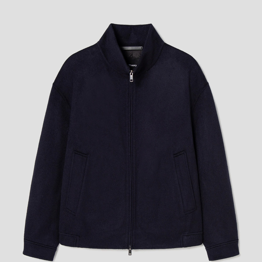 Theory Men New Divide Stand Collar Jacket - Baltic