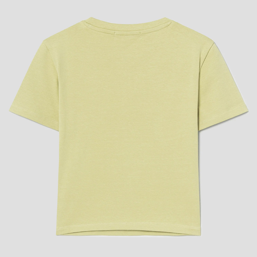 8 seconds Cropped Short Sleeve T-Shirt — Olive