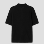 Theory Men Tactile Cotton Mesh Polo Sweater - Black