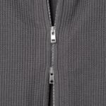 Theory Men Tactile Cotton Mesh Polo Full Zip Cardigan - Carbon