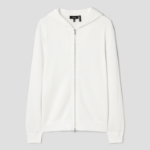 Theory Men Eco Breach Myhlo Full Zip Hood Cardigan - White