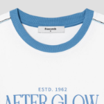 8 seconds Contrast Stitch Graphic Short Sleeve T-Shirt — White