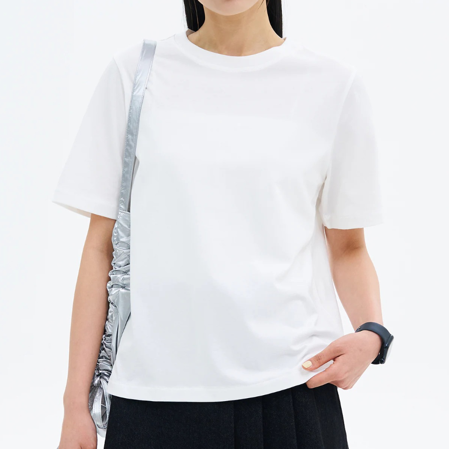 8 seconds 20s Supima Relax Fit T-Shirt — White