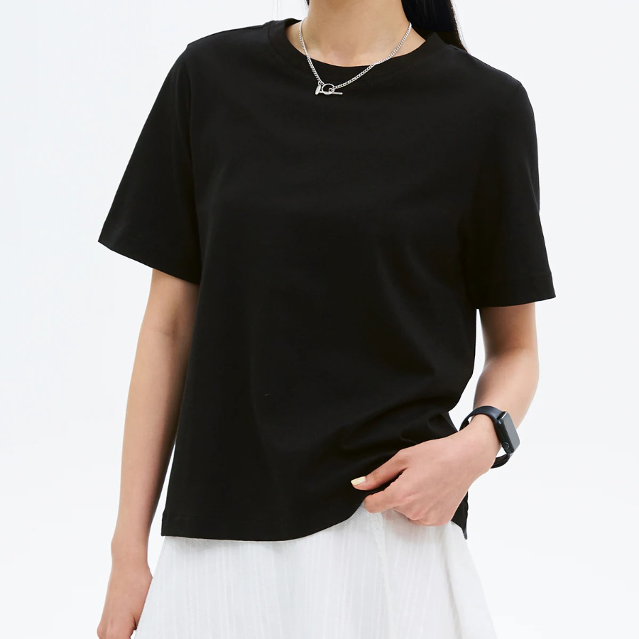 8 seconds 20s Supima Relaxed Fit T-Shirt — Black