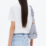 8 seconds Lettering Short Sleeve T-Shirt — White