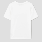 8 seconds Lettering Short Sleeve T-Shirt — White