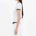 8 seconds Contrast Trim Cotton Ringer T-Shirt — Ivory