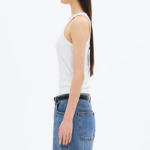 8 seconds Basic Tank Top — White