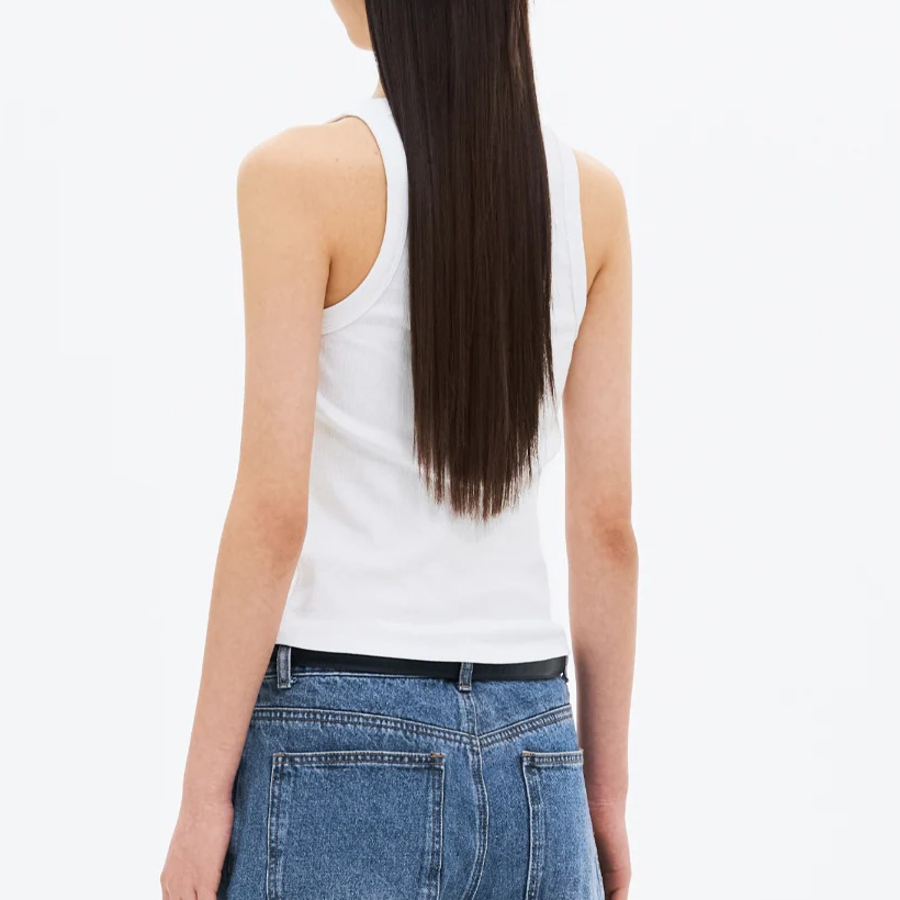 8 seconds Basic Tank Top — White