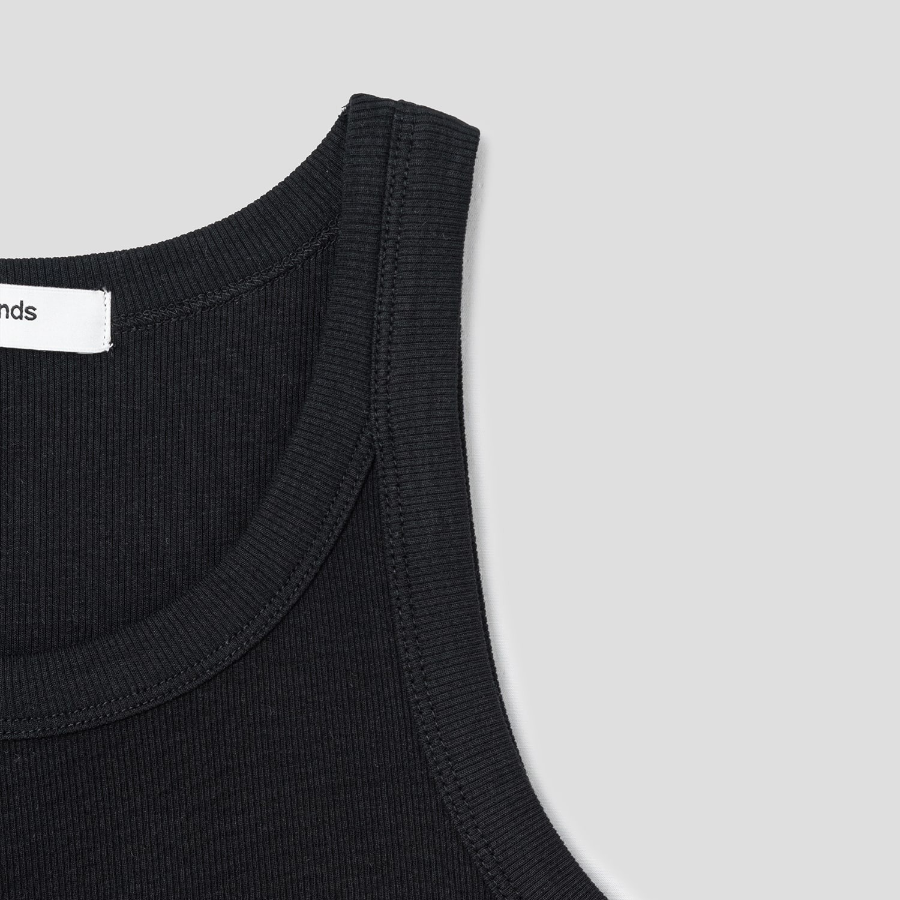 8 seconds Basic Tank Top  — Black