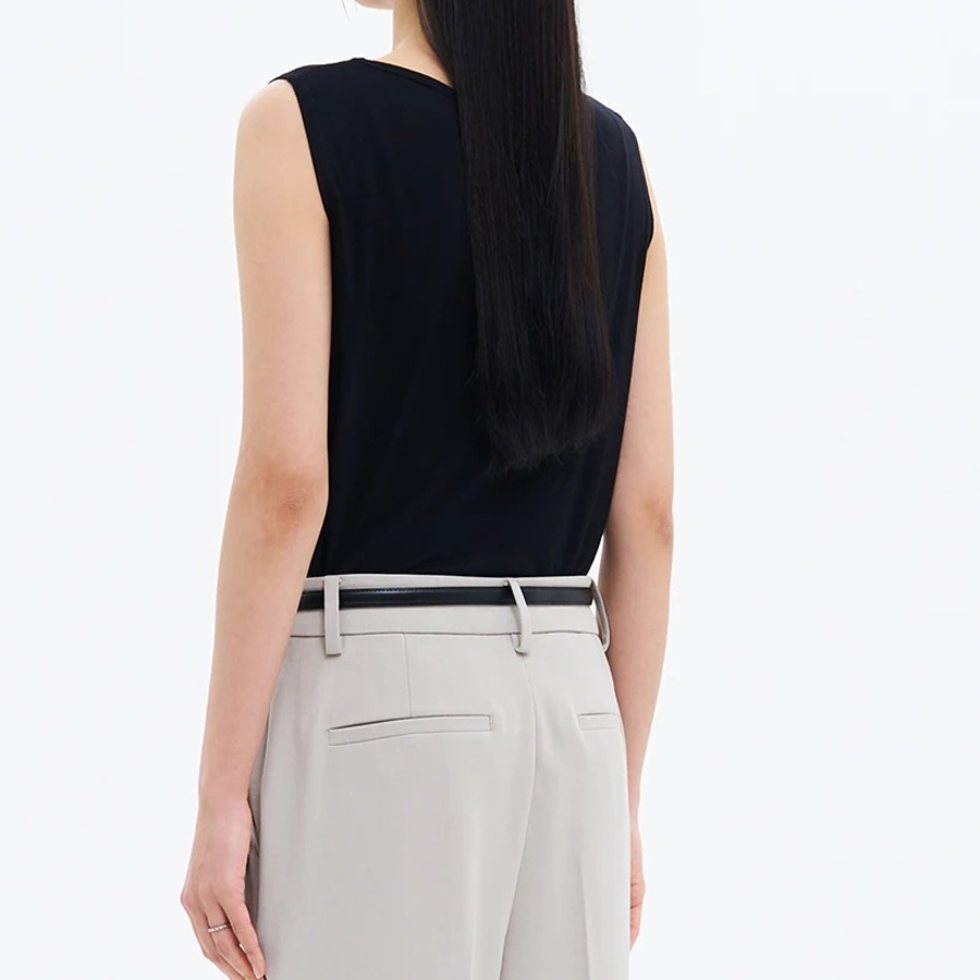 8 seconds Rayon Sleeveless — Black