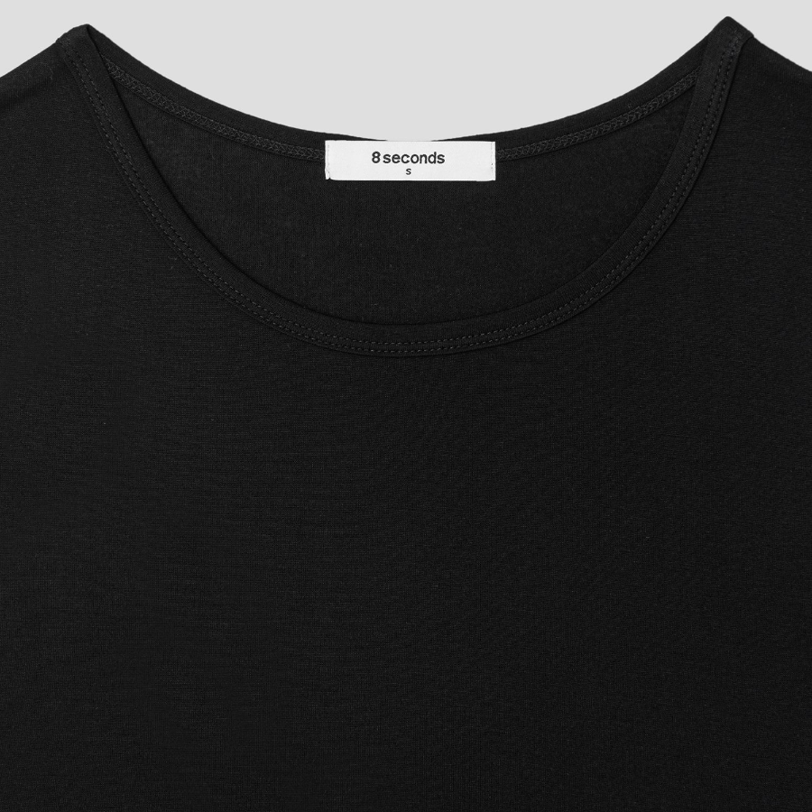 8 seconds Rayon Sleeveless — Black