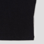 8 seconds Fine Ribbed Tube Top – Black
