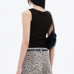 8 seconds Layered Hem Sleeveless Top – Brown