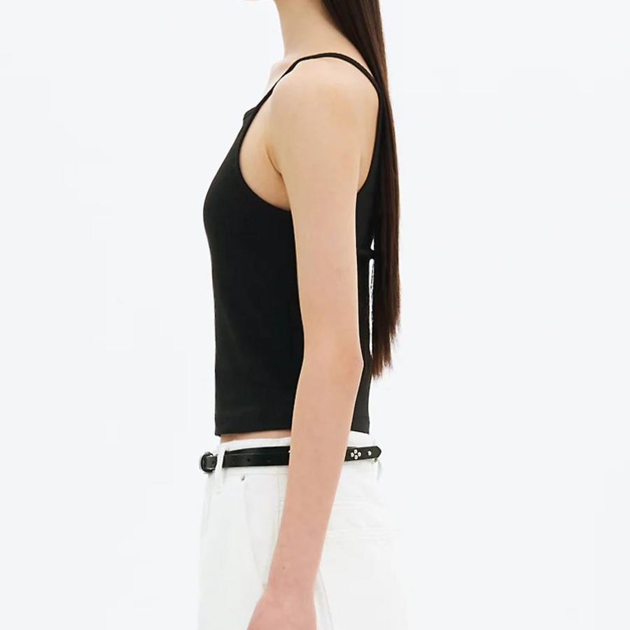 8 seconds Ribbed Set-Up Sleeveless – Black