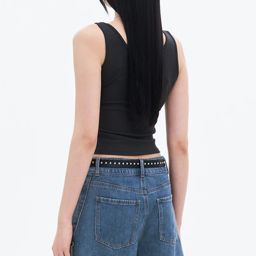 8 seconds Graphic Sleeveless T-shirt – Ash