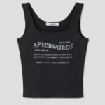 8 seconds Graphic Sleeveless T-shirt – Ash