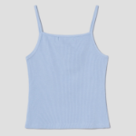 8 seconds Ribbed Cardi Top – Sky Blue