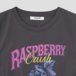 8 seconds Oversized Graphic Sleeveless – Ash