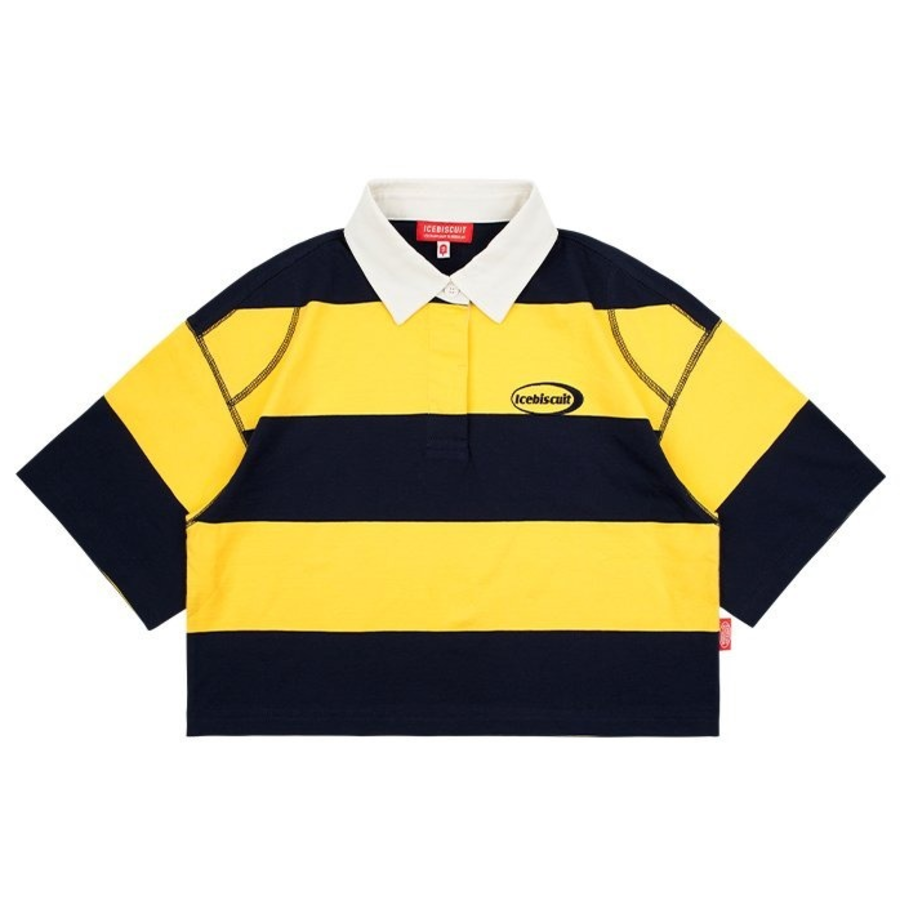 ICEBISCUIT [Junior] Crop Rugby T-Shirt_IB52TC602