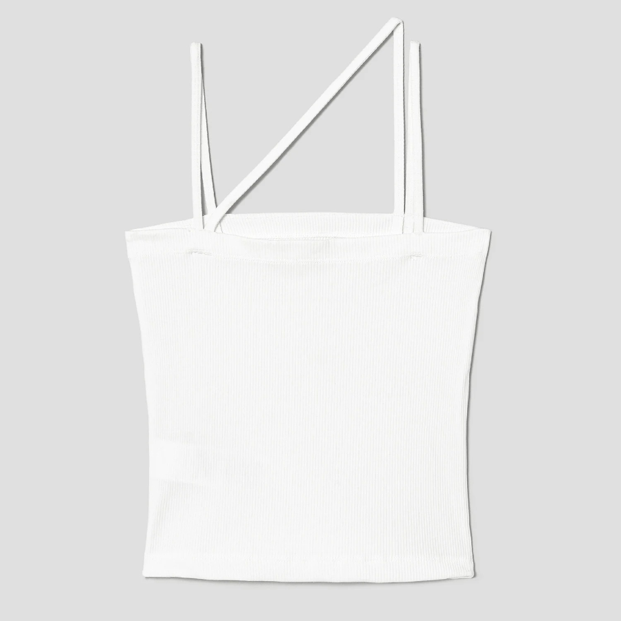 8 seconds Layered Tank Top – White