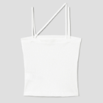 8 seconds Layered Tank Top – White