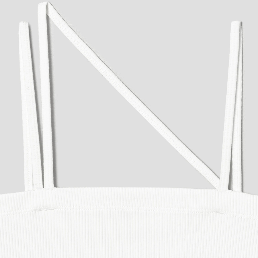 8 seconds Layered Tank Top – White