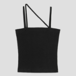 8 seconds Layered Tank Top – Black —