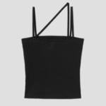 8 seconds Layered Tank Top – Black —