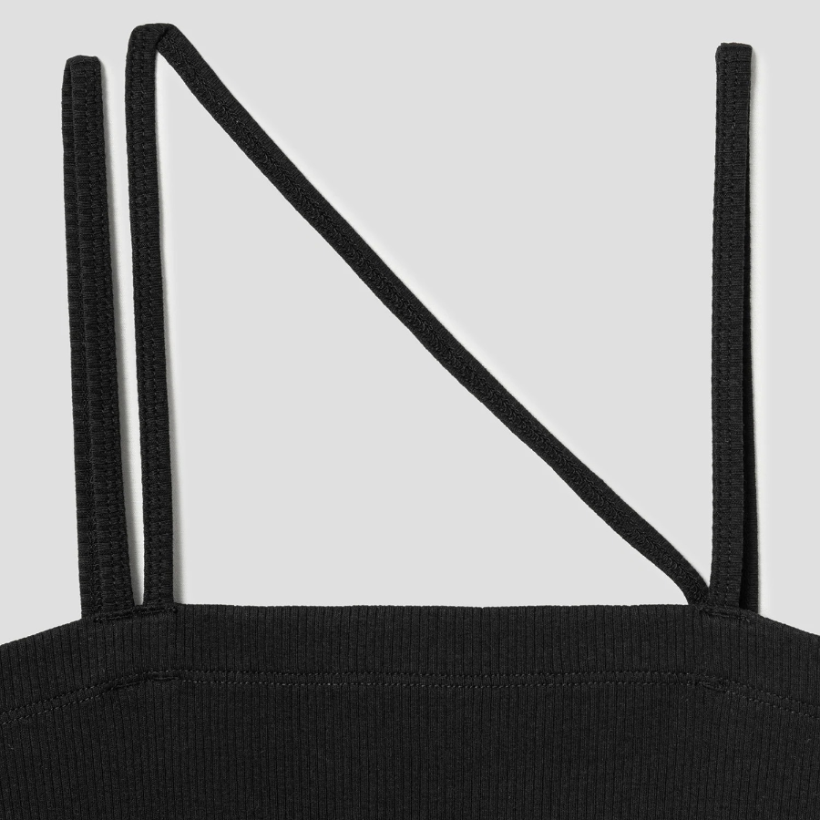 8 seconds Layered Tank Top – Black —