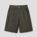 8 seconds Cotton-Washed Bermuda Shorts – Khaki