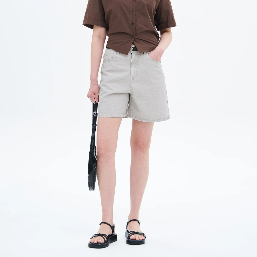 8 seconds Pigment Shorts – Light Grey