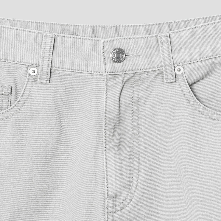 8 seconds Pigment Shorts – Light Grey