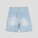 8 seconds Lightweight Denim Shorts – Sky Blue
