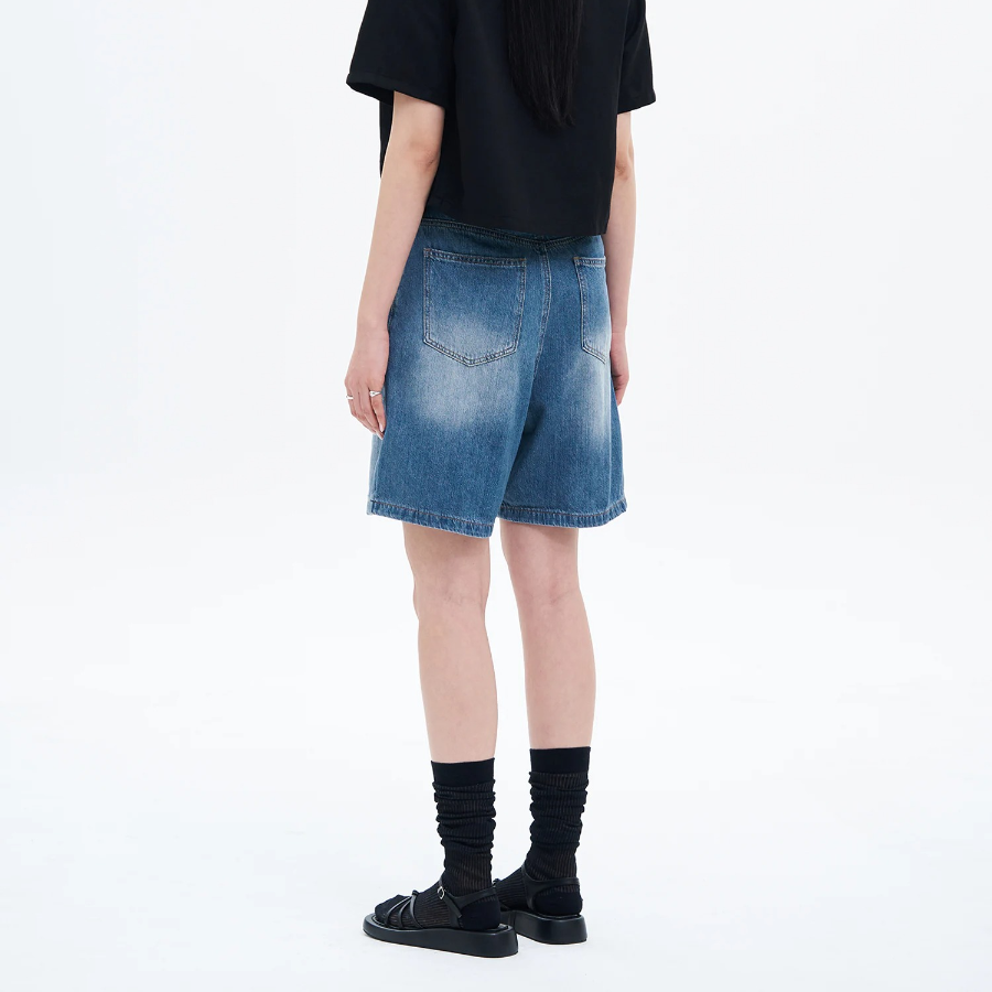 8 seconds Lightweight Denim Shorts – Blue