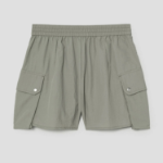 8 seconds Nylon Cargo Shorts — Khaki