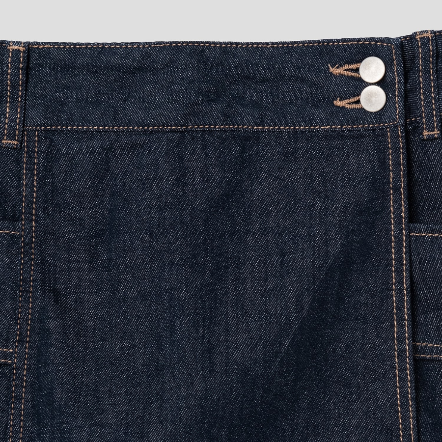8 seconds Denim Wrap Skort — Navy