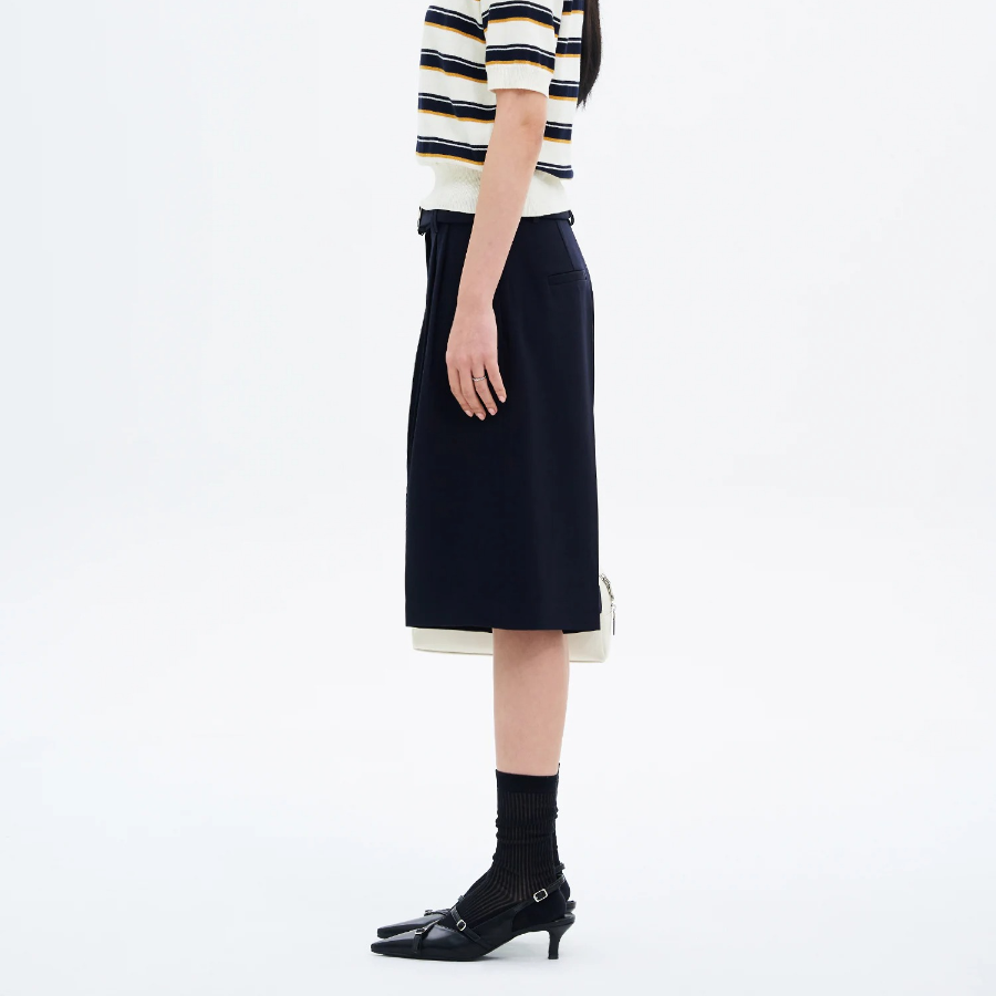 8 seconds Poly Bermuda Pants — Navy