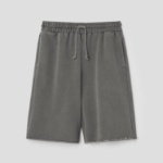 8 seconds [UNI8] Garment Dyed Bermuda Pants — Khaki