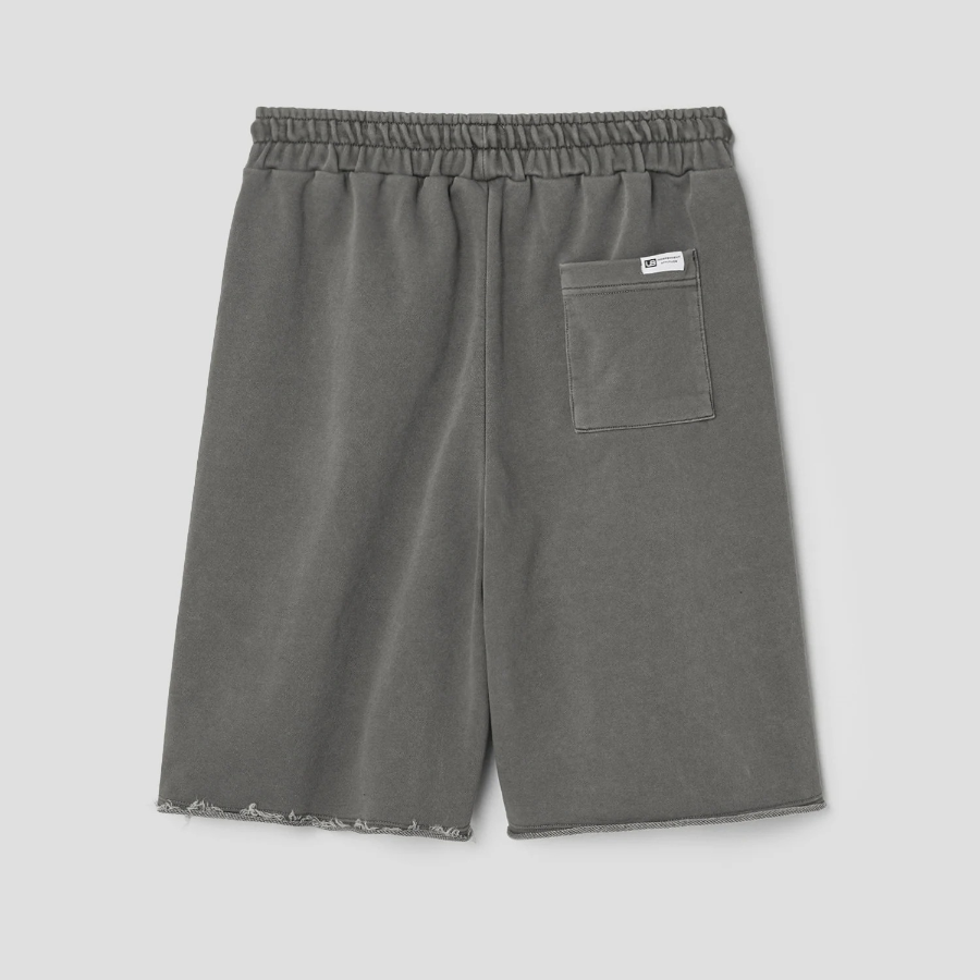 8 seconds [UNI8] Garment Dyed Bermuda Pants — Khaki