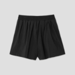 8 seconds Ribbon Detail Fluid Shorts — Black