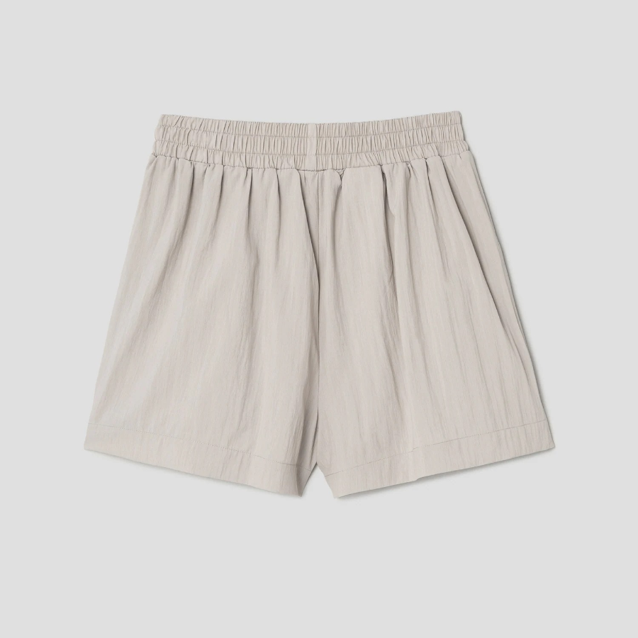 8 seconds Ribbon Detail Fluid Shorts — Beigе