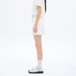 8 seconds Textured Skirt Pants — Ivory