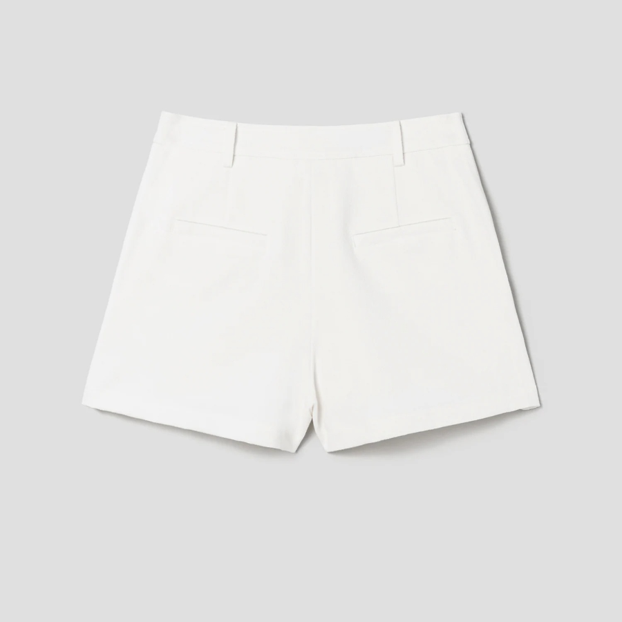 8 seconds Textured Skirt Pants — Ivory